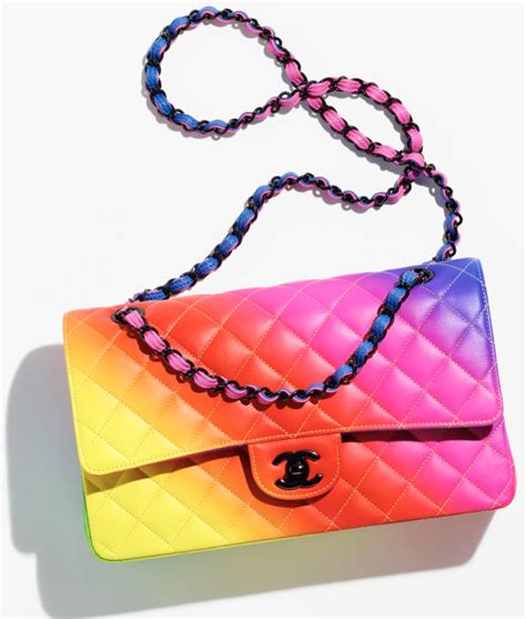 chanel rainbow bag 2021|chanel burgundy bag.